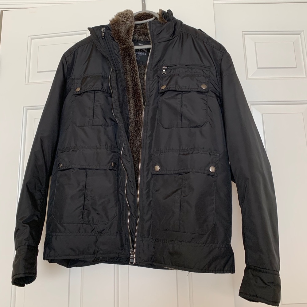 Express Bomber Jacket Size L - Like New Conditon